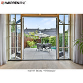 Warren 96x80 Interior French Doors With Metal Narrow Internal Double Doors
